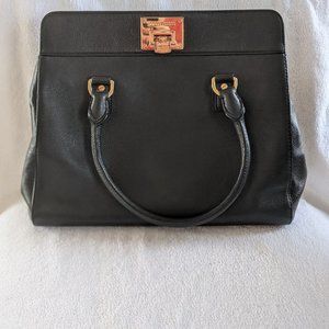 Michael Kors Astrid Black Leather Tote